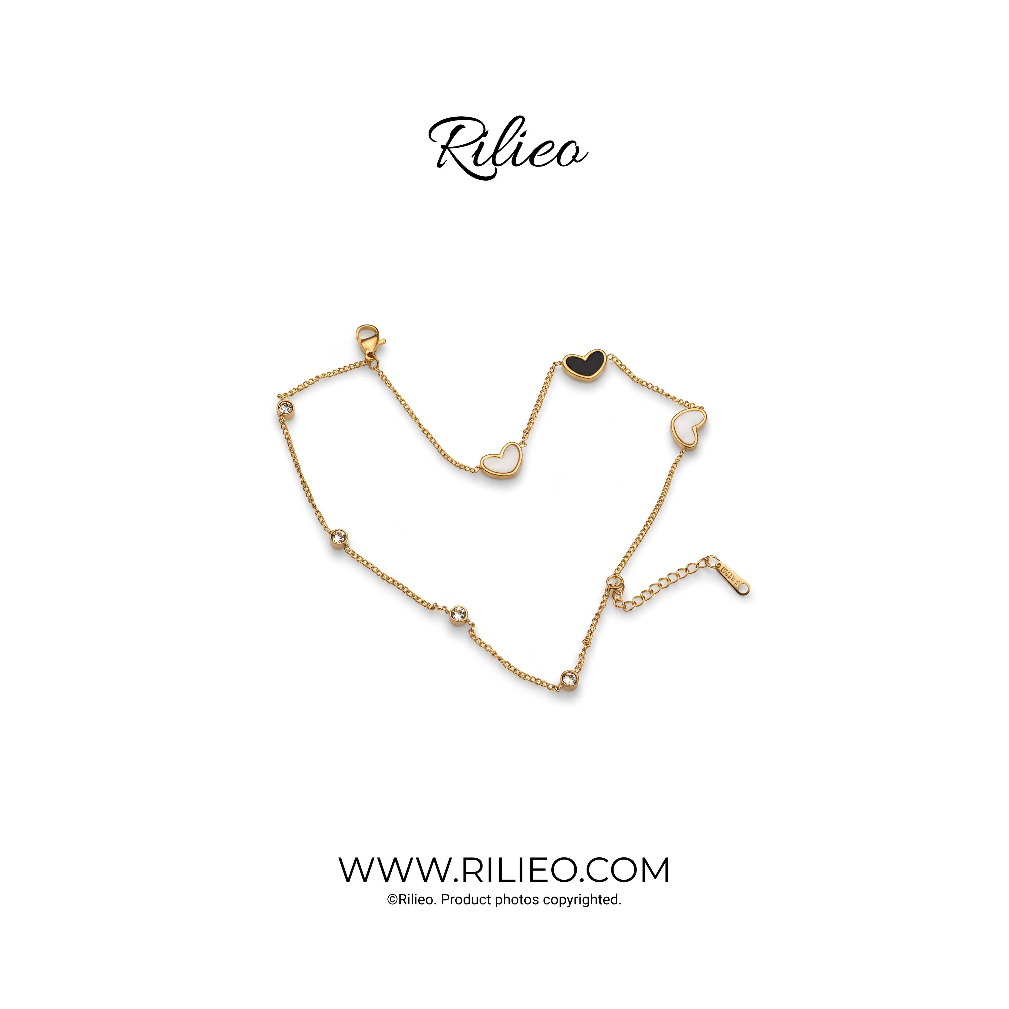 Rilieo Soul Link Heart - Gold Bracelet
