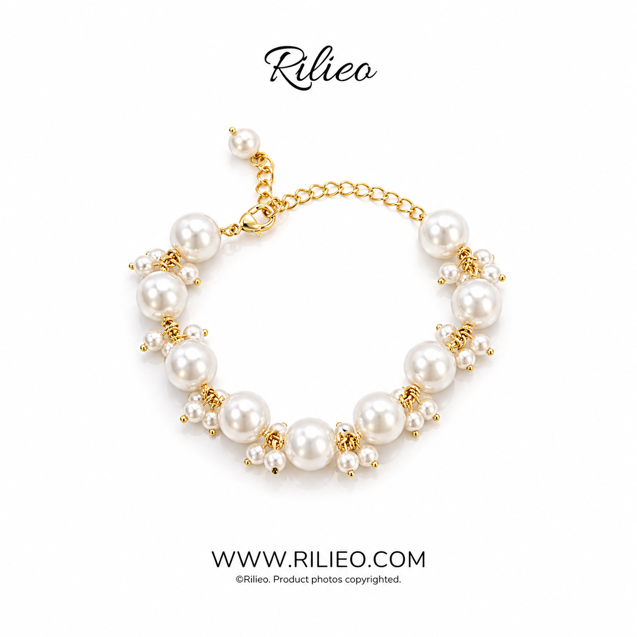 Rilieo Elegant Pearl Glow Brecelet