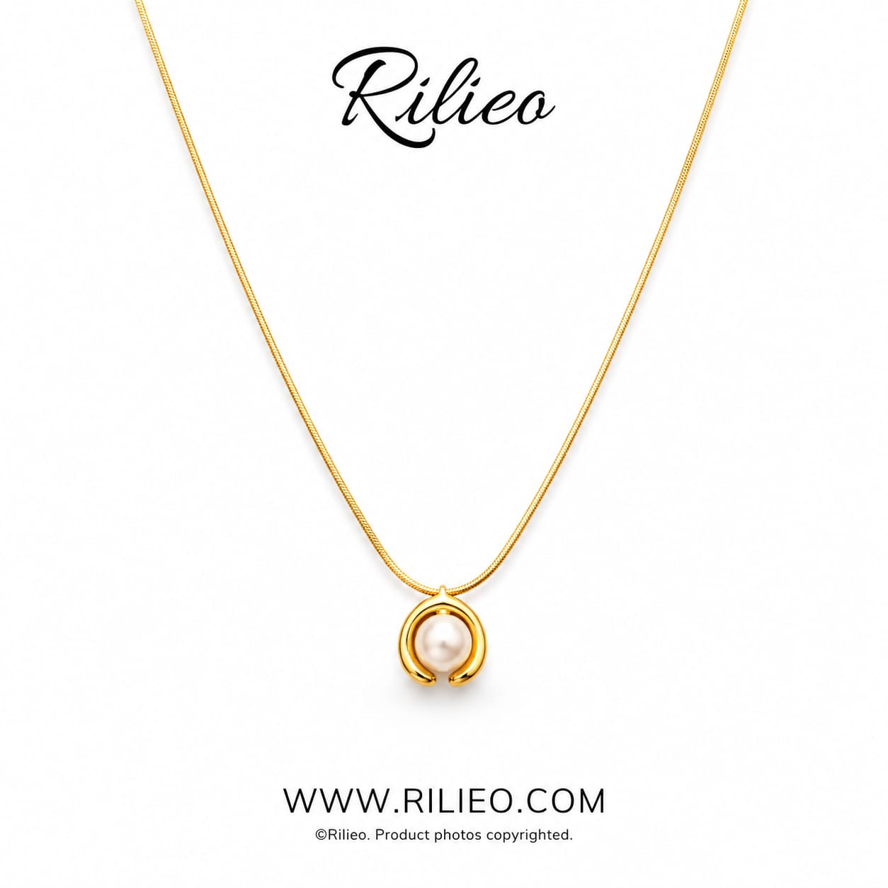 Rilieo Luna Pearl Necklace